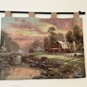Thomas Kinkade tapestry